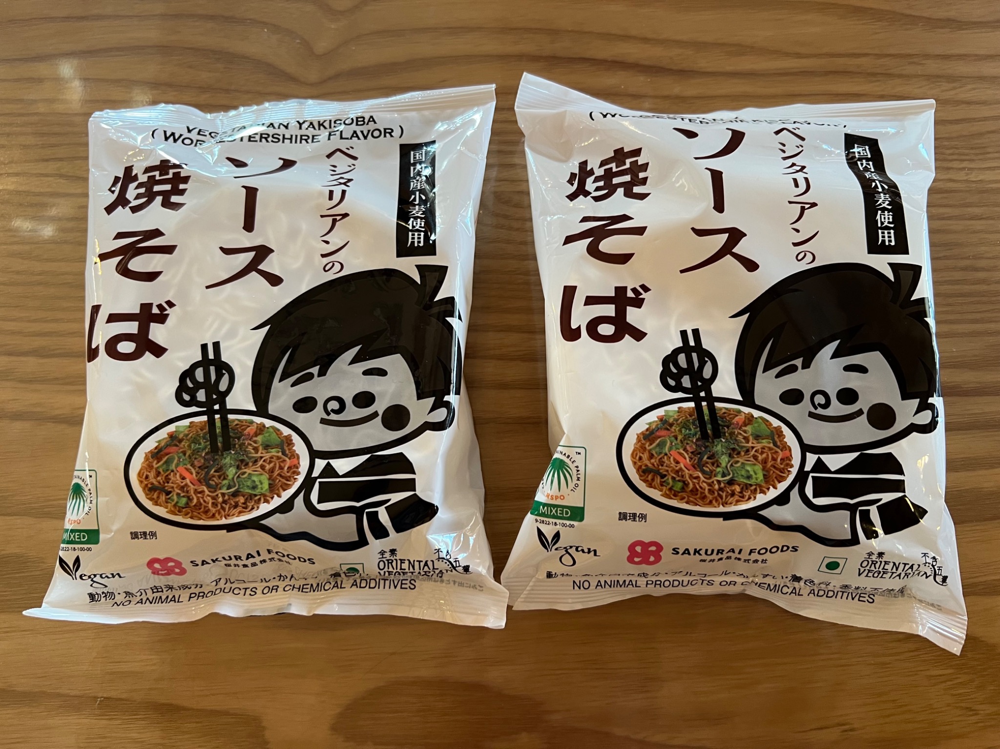 ベジタリアンのソース焼きそば